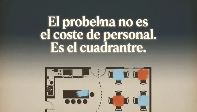 El problema no es el coste de personal. Es el cuadrante.